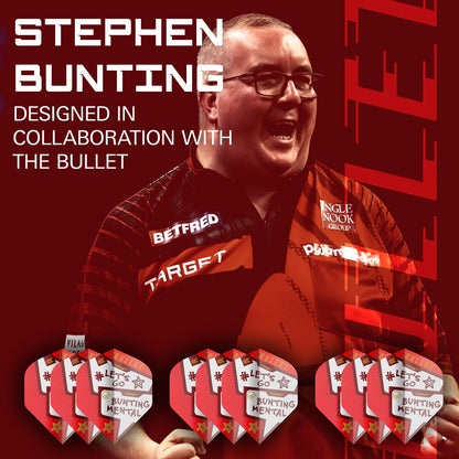 Stephen Bunting Pro Ultra Dart Flights X 3 Sets By Target No 2