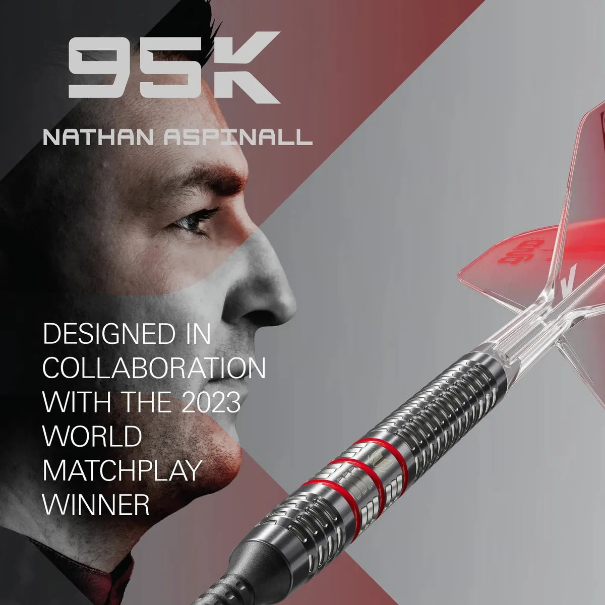 Target Nathan Aspinall Asp 95K 95% Tungsten Sp Steel Tip Darts