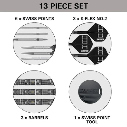 Target Chris Dobey 95K 95% Tungsten Sp Steel Tip Darts