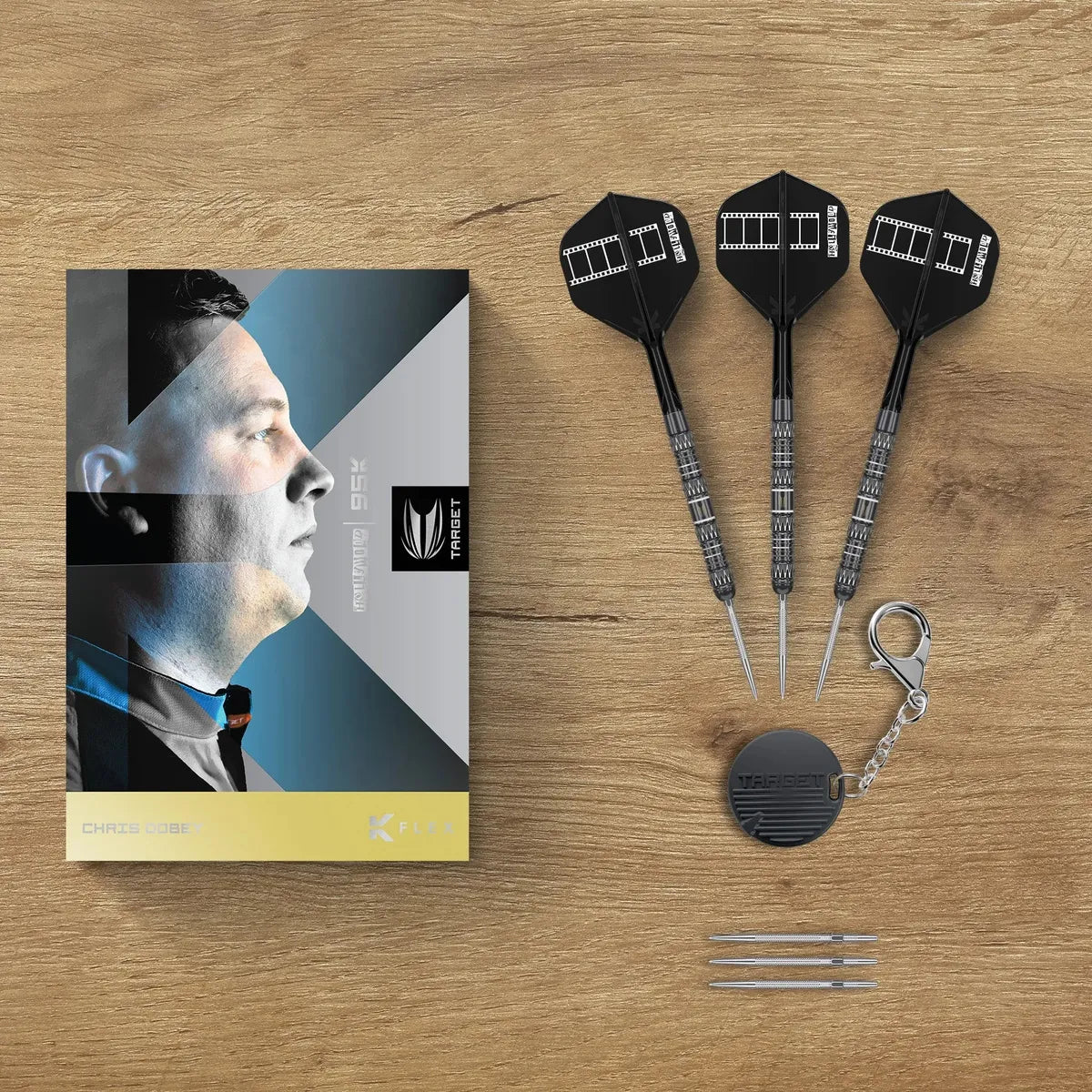 Target Chris Dobey 95K 95% Tungsten Sp Steel Tip Darts