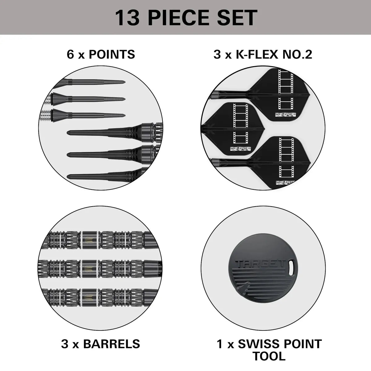 Target Chris Dobey 95K 95% Tungsten Sp Steel Tip Darts