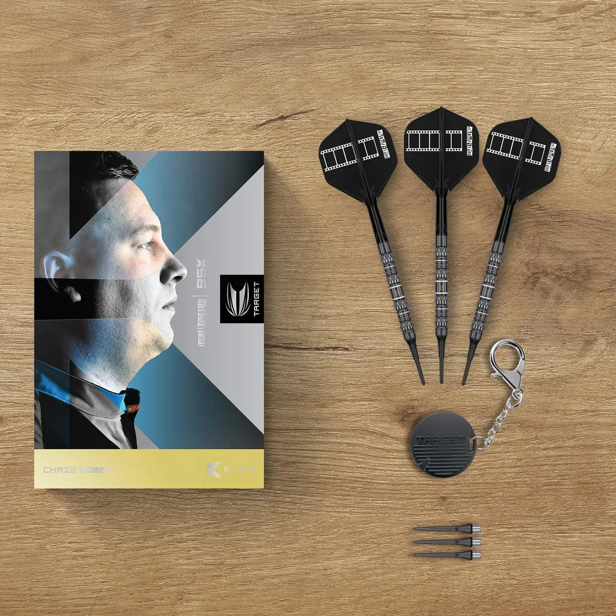 Target Chris Dobey 95K 95% Tungsten Sp Steel Tip Darts