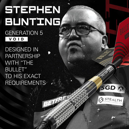 Target Stephen Bunting G5 Void 95% Tungsten Sp Steel Tip Darts