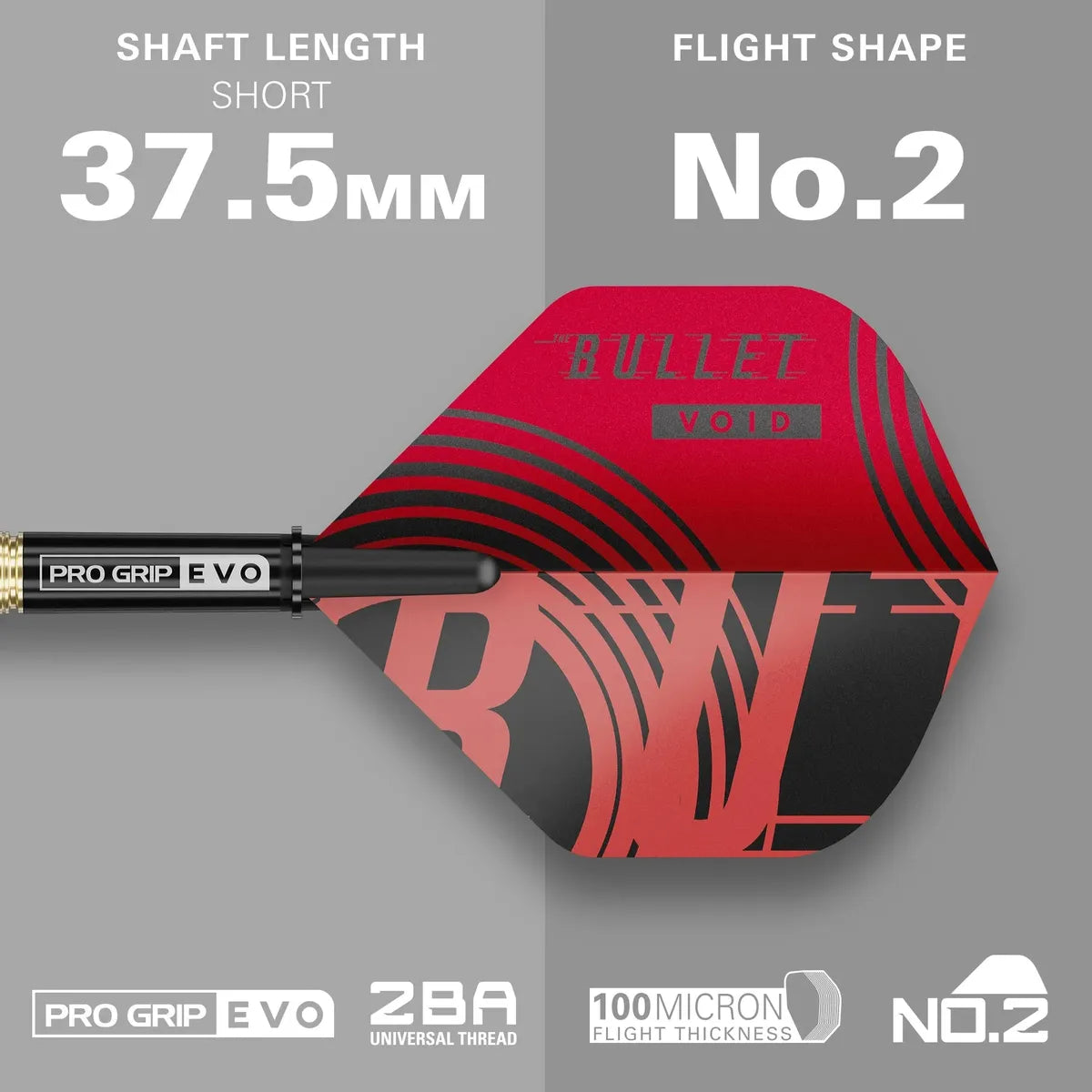 Target Stephen Bunting G5 Void 95% Tungsten Sp Steel Tip Darts