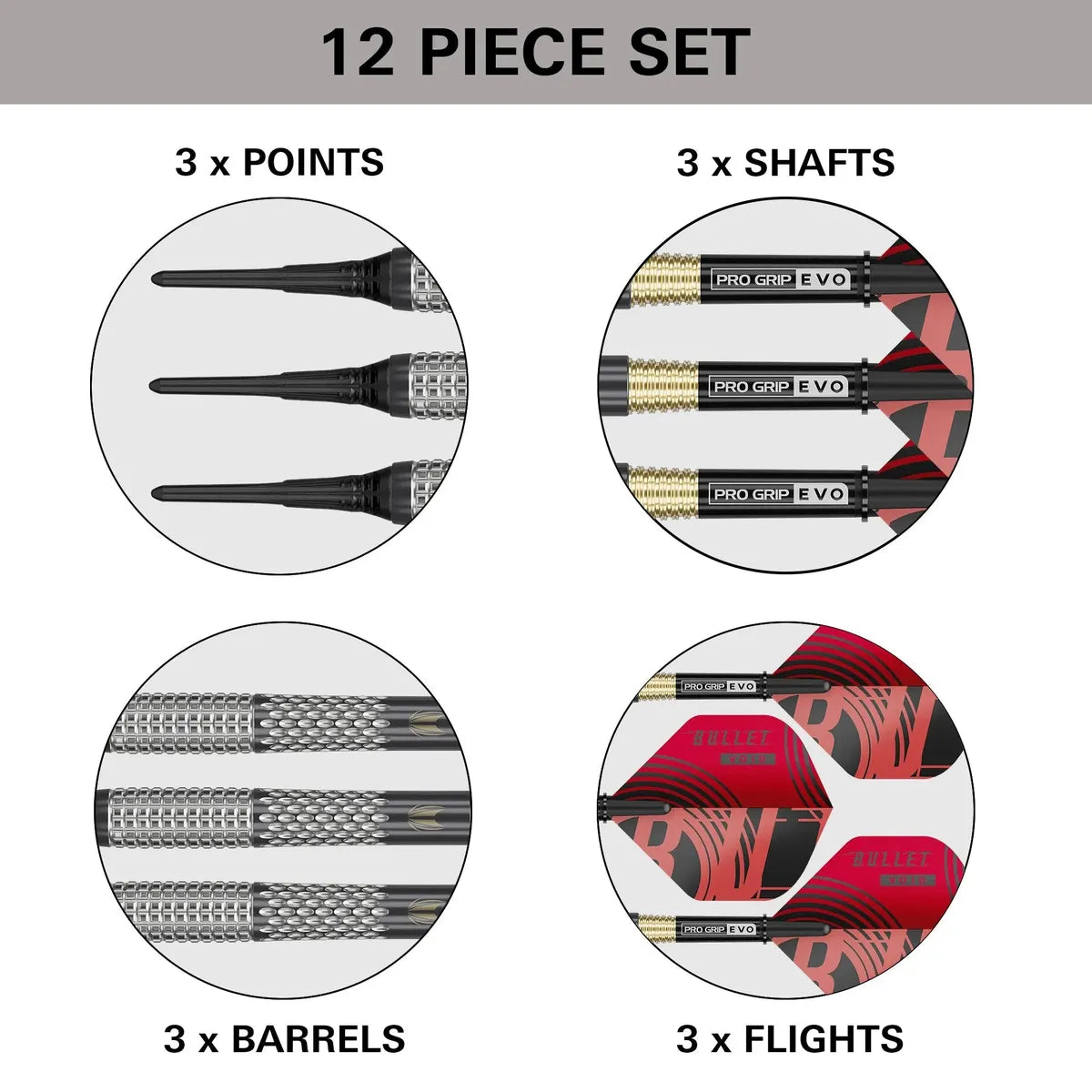 Target Stephen Bunting G5 Void 95% Tungsten Sp Steel Tip Darts