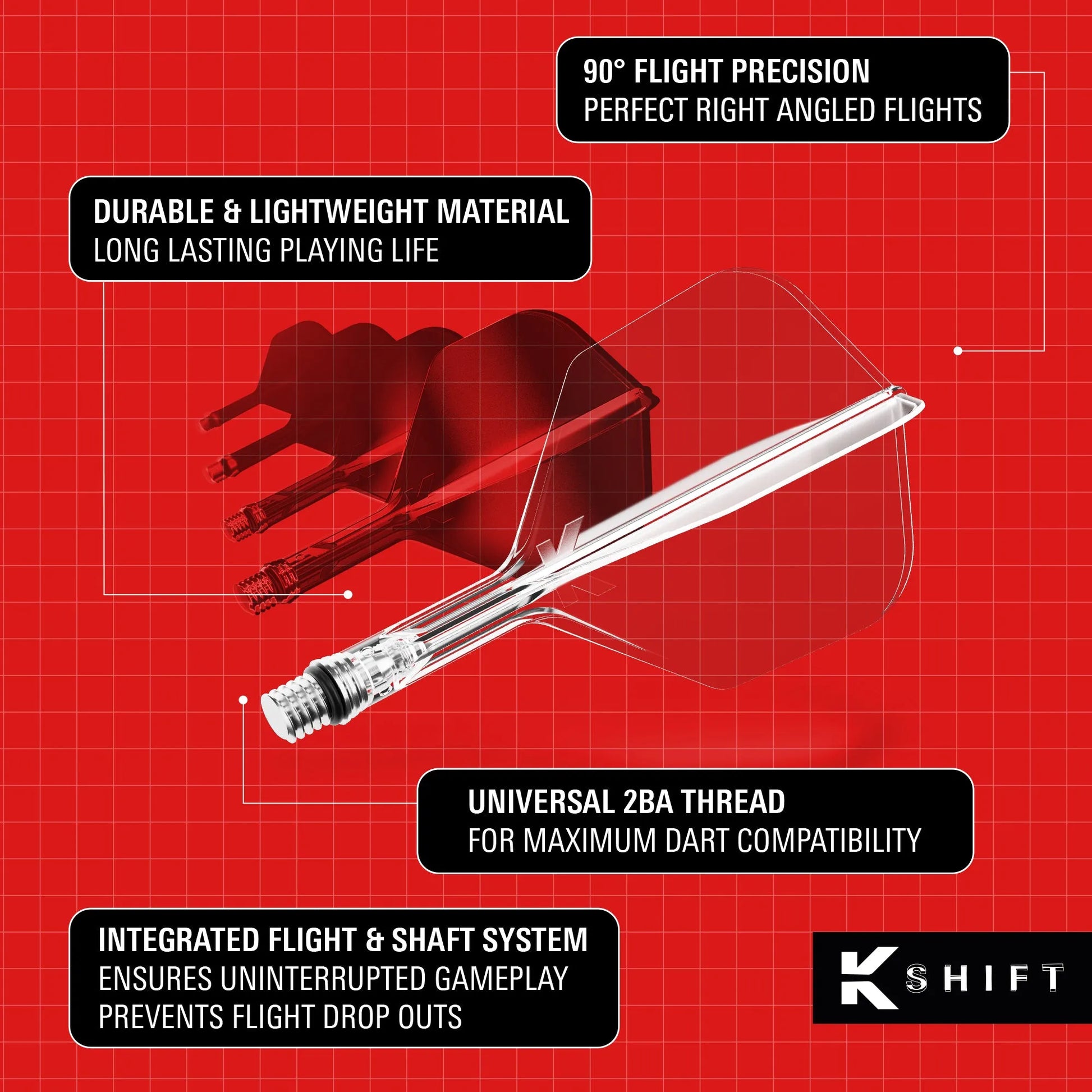 Target K-Shift No6 Integrated Flights & Shafts