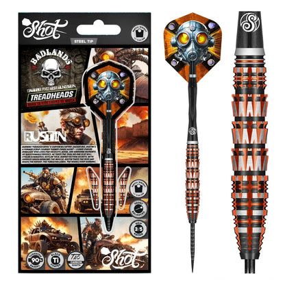 Shot Badlands Rustin 90% Tungsten Steel Tip Darts