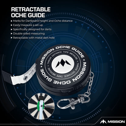 Mission Retractable Dartboard Measure