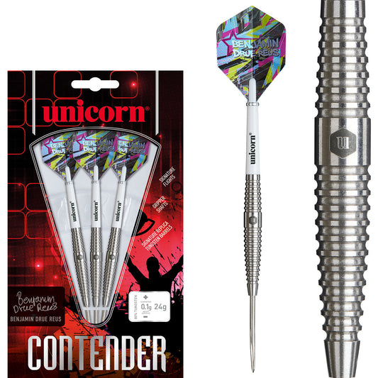 Benjamin Drue Reus 80% Tungsten Steel Tip Darts By Unicorn
