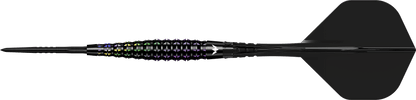 Mission Black Opal Darts - Steel Tip - 95% Tungsten - Black & Coral PVD