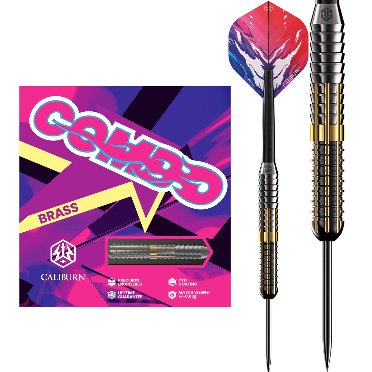 Caliburn Combo Darts Steel Tip - Brass - C2 -