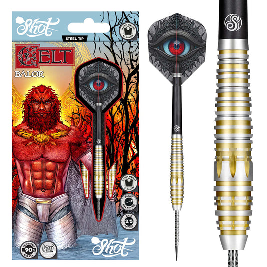 Celt Balor 90% Tungsten Steel Tip Darts By Shot