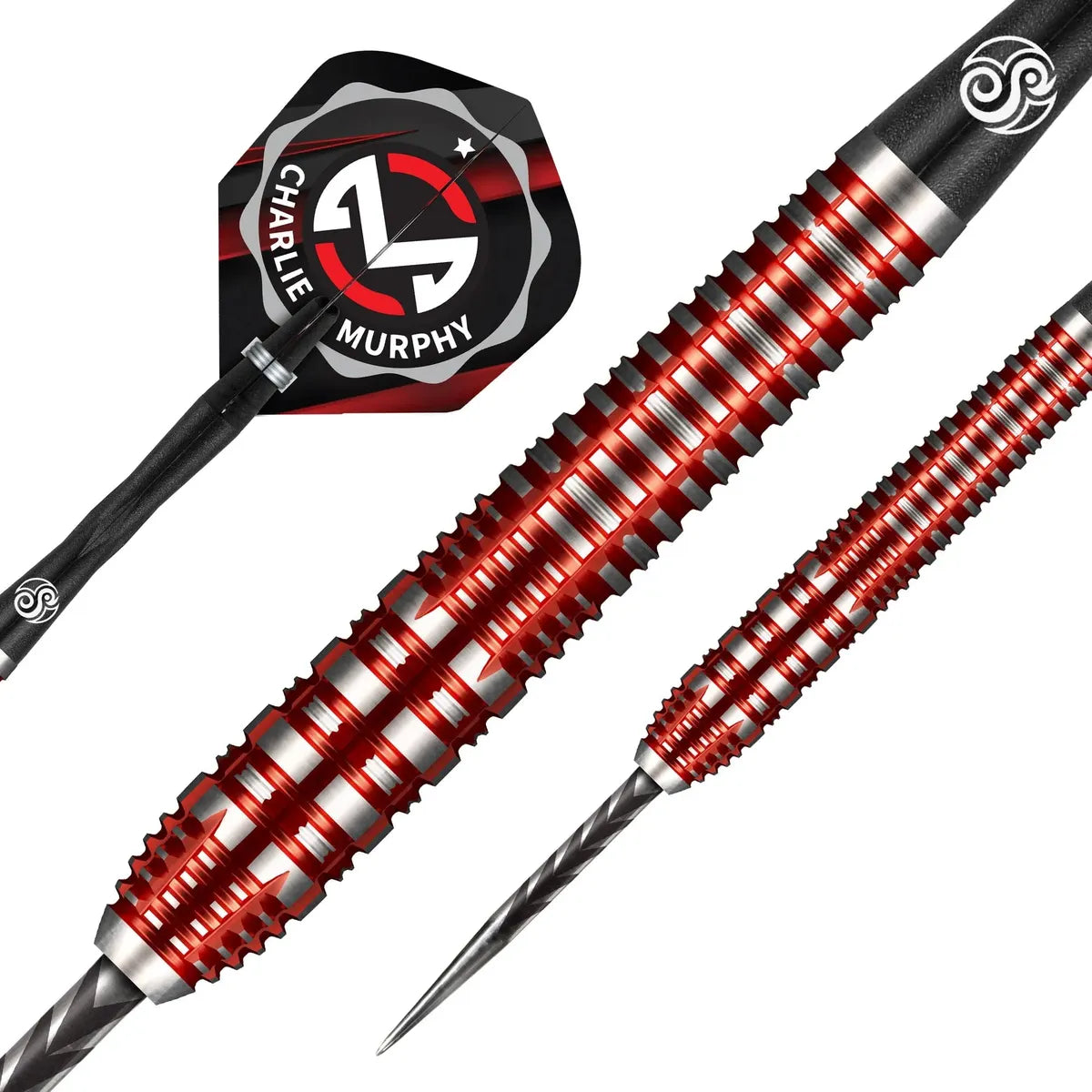 Shot Collab Pro Series Charlie Murphy 90% Tungsten Steel Tip Darts