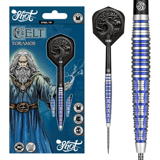 Celt Toranos 90% Tungsten Steel Tip Darts By Shot