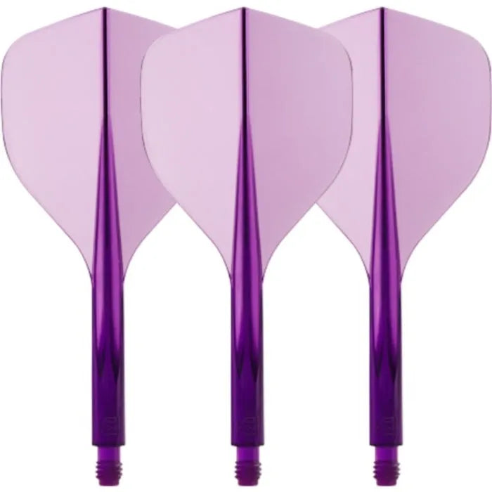 Condor Axe 120 Dart Flights - Standard - Clear Purple