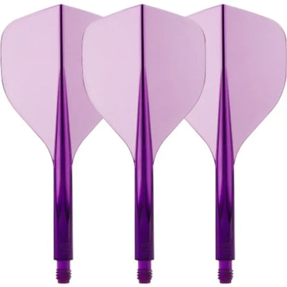 Condor Axe 120 Dart Flights - Standard - Clear Purple