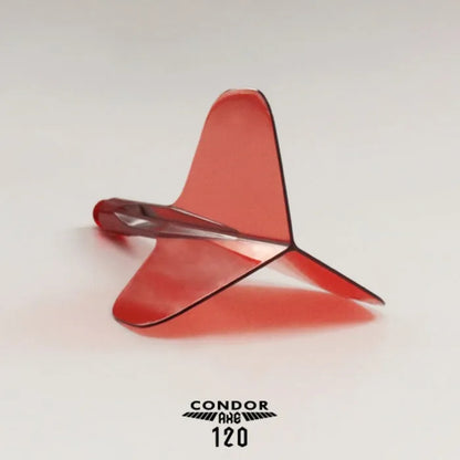 Condor Axe 120 Dart Flights - Standard - Clear Purple