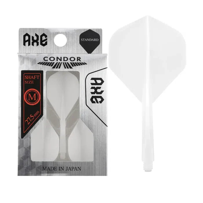 Condor Axe Dart Flights - Standard - White