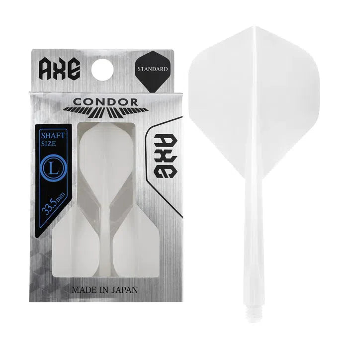 Condor Axe Dart Flights - Standard - White