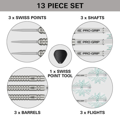 Rob Cross G1 90% Tungsten Sp Steel Tip Darts By Target