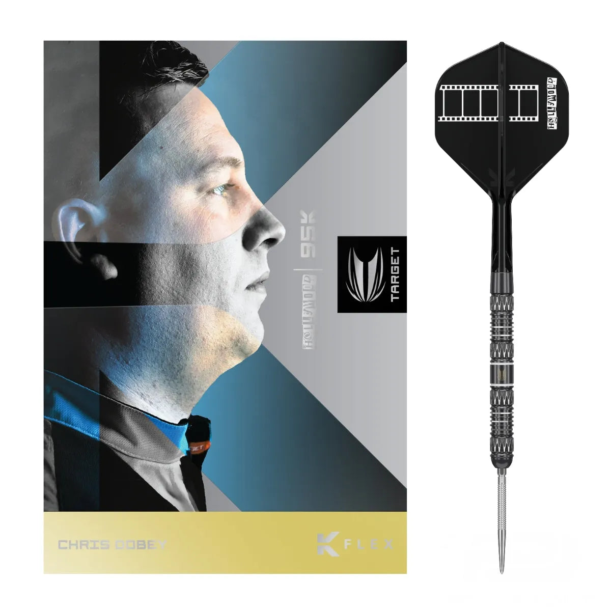 Target Chris Dobey 95K 95% Tungsten Sp Steel Tip Darts