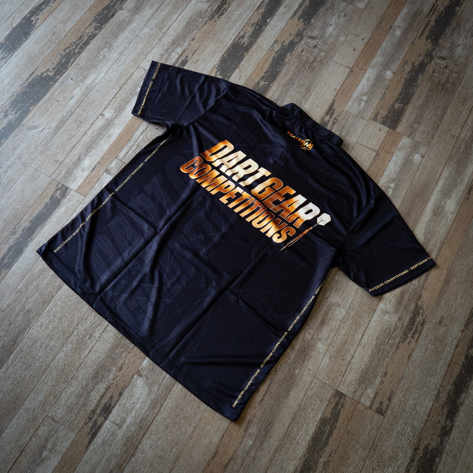 Dart Gear Competitions Limited Edition Black & Gold Darts Shirt