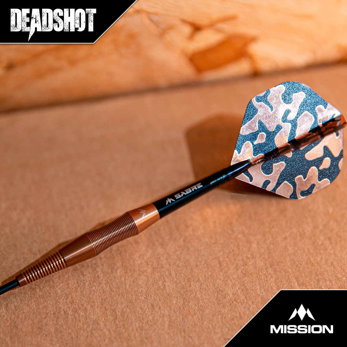 Mission Dead Shot Darts Steel Tip - 95% Tungsten - Bronze 23 Gram