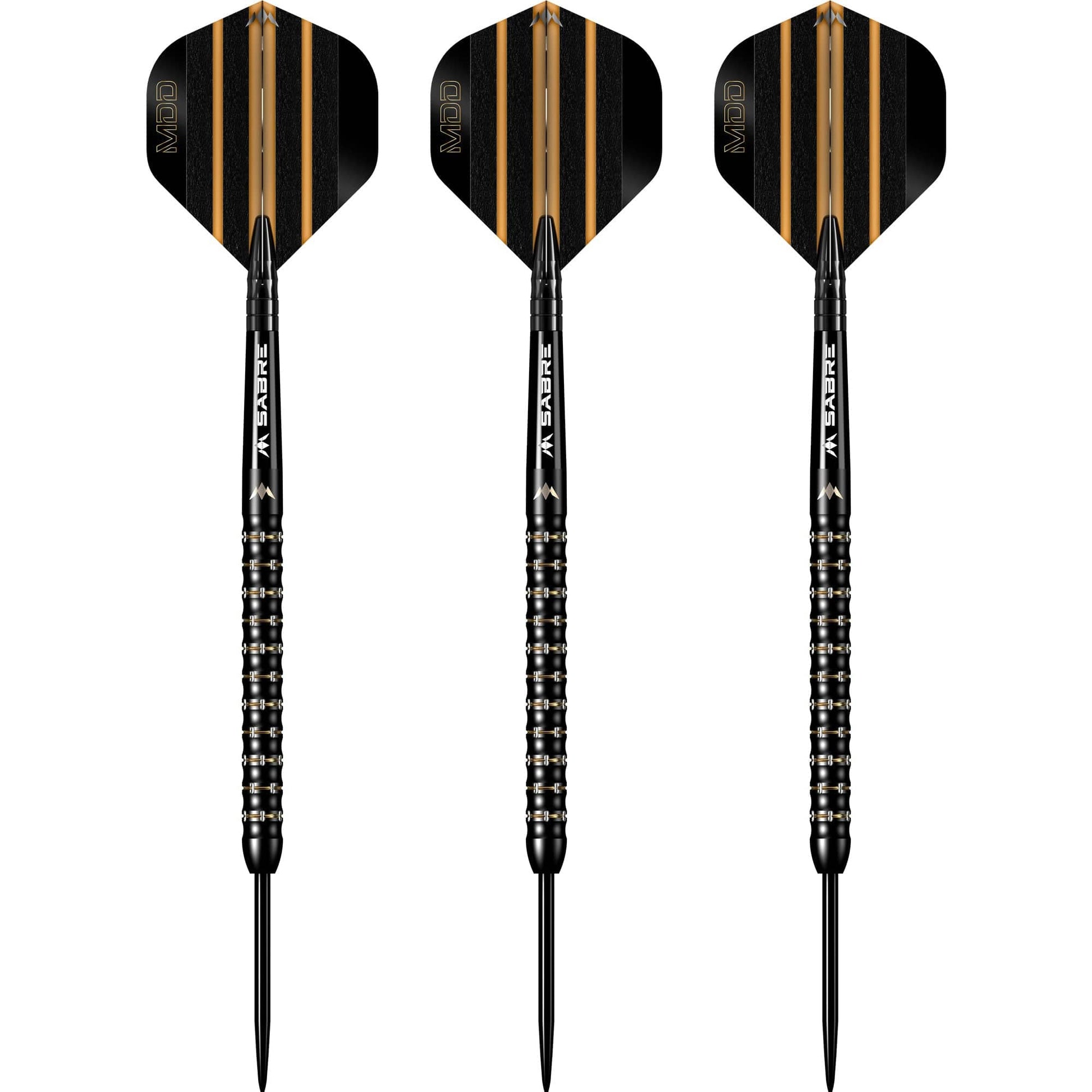 Mission Mike De Decker Darts - Steel Tip - 95% Tungsten - Black & Gold Pvd
