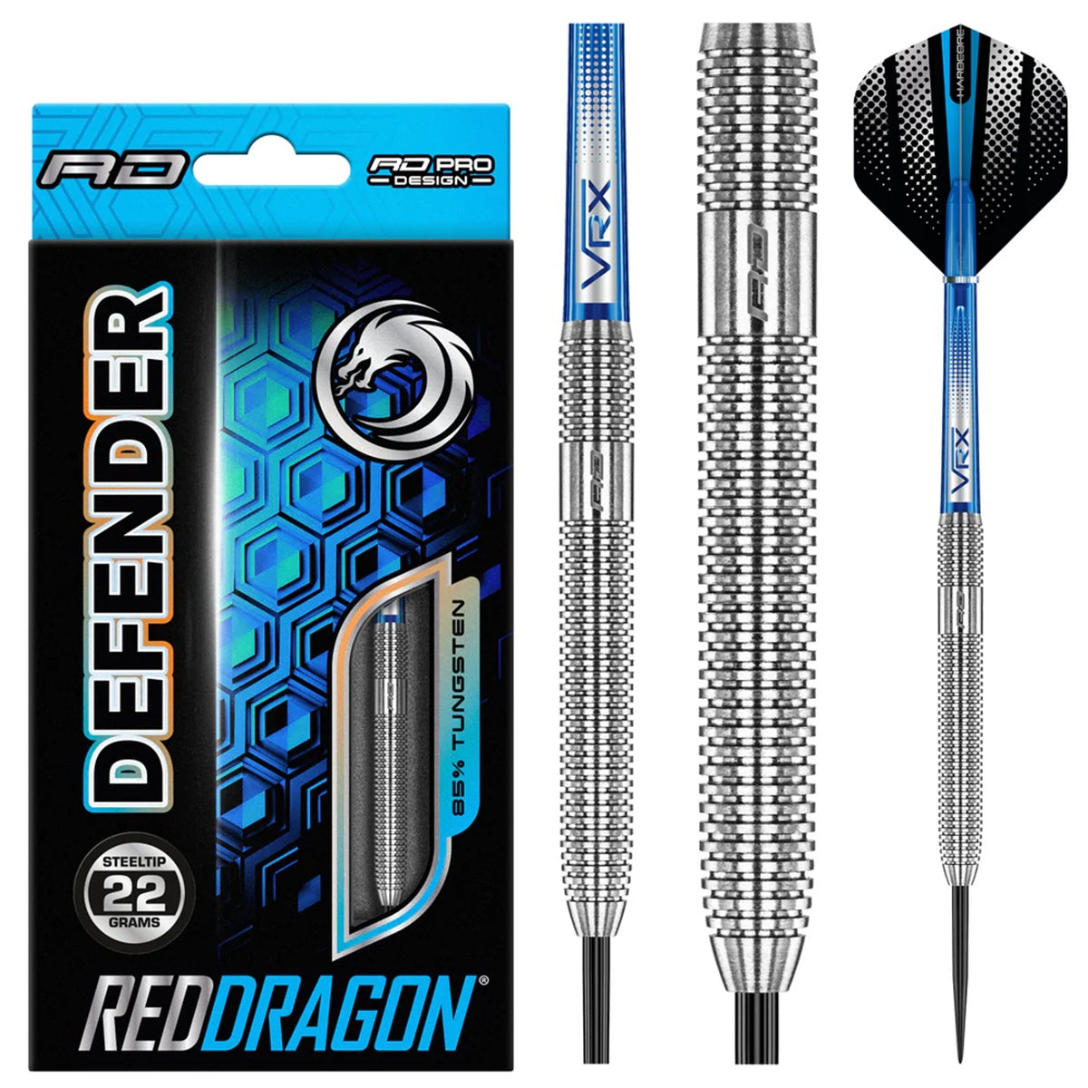 Defender 85% Tungsten Steel Tip Darts By Red Dragon