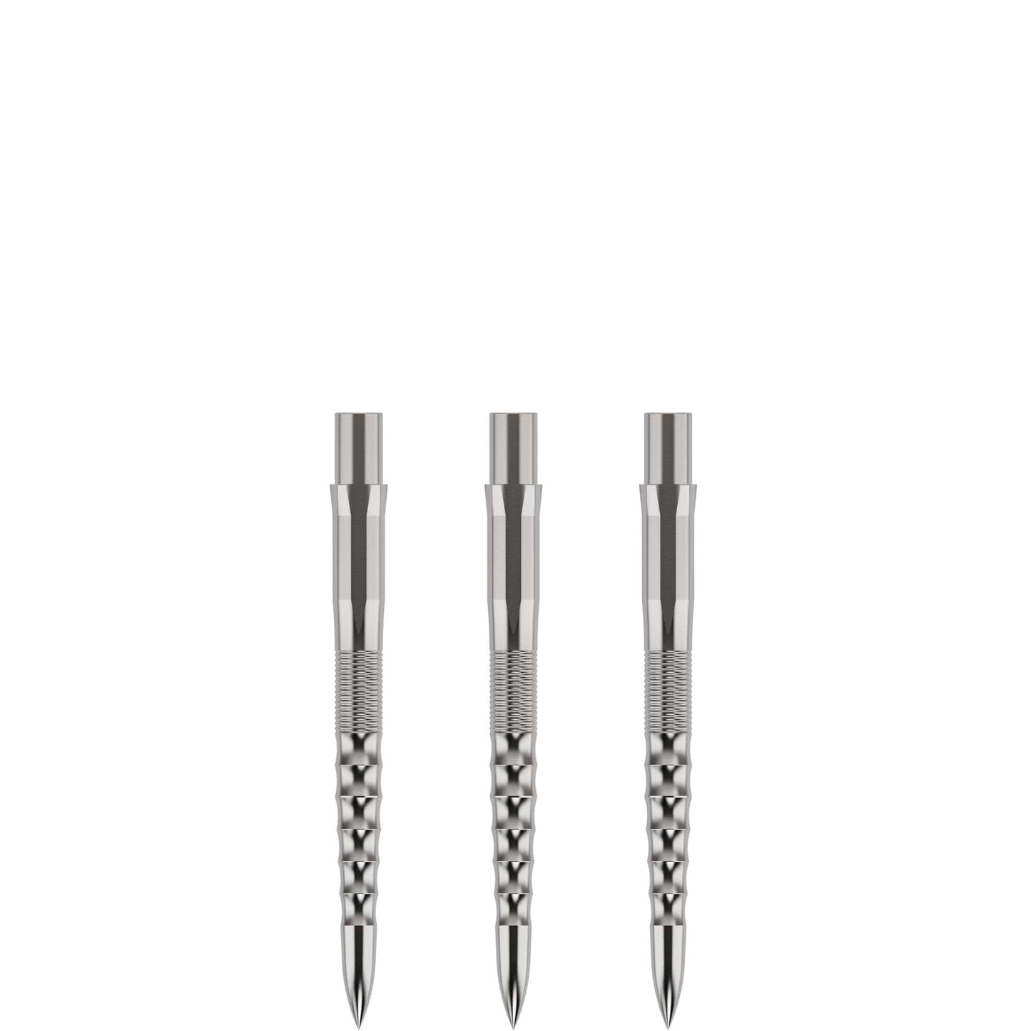 Mission Caliburn Replaceable Dart Points Ripple - Silver 32Mm