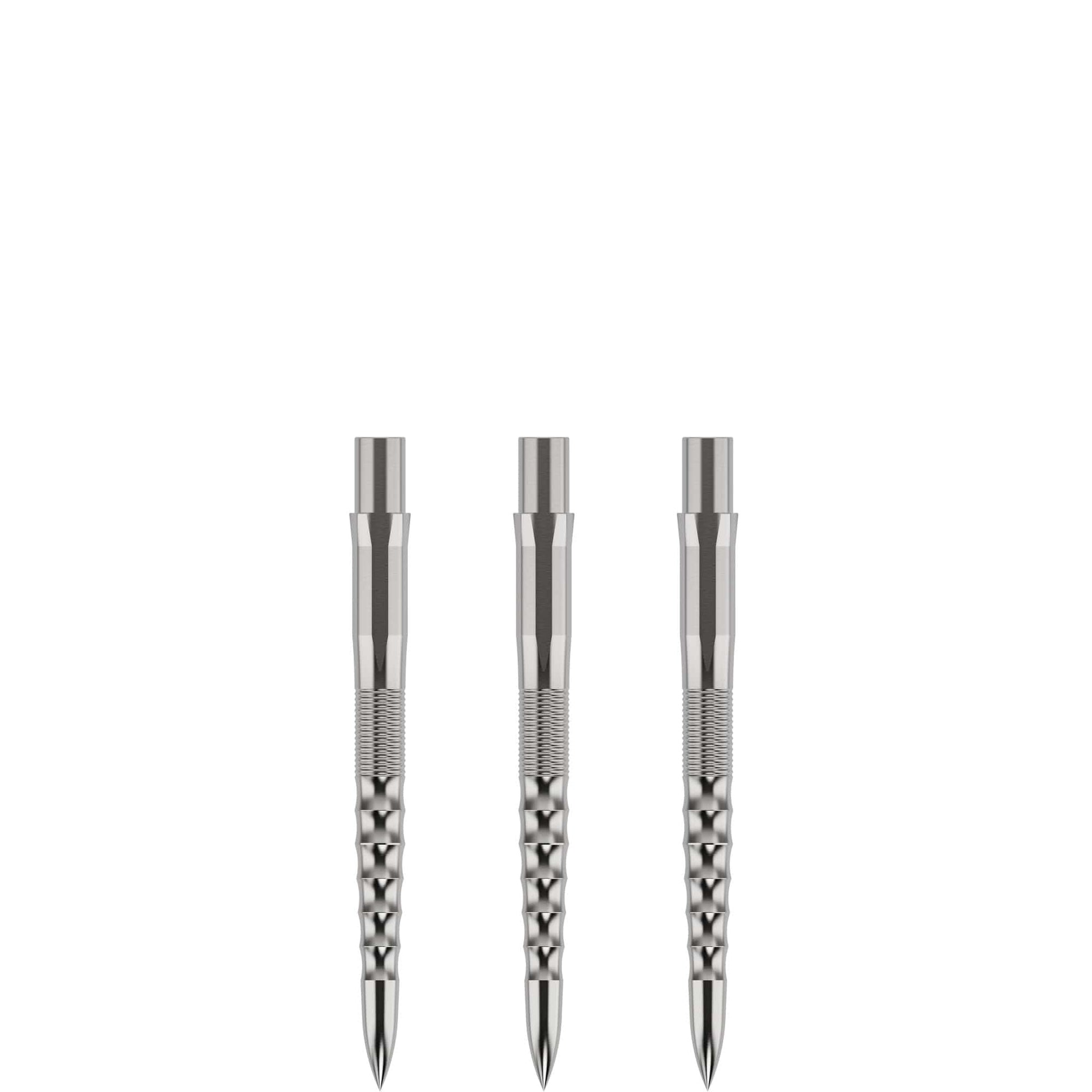 Mission Caliburn Replaceable Dart Points Ripple - Silver 32Mm