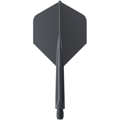 Forge Black All-In-One Dart Flights By Unicorn