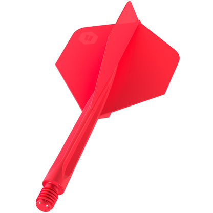 Forge Red All-In-One Dart Flights By Unicorn