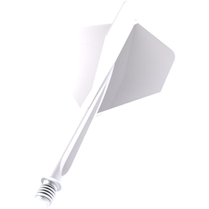 Forge White All-In-One Dart Flights By Unicorn