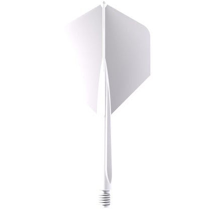 Forge White All-In-One Dart Flights By Unicorn