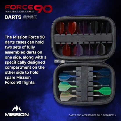 Mission Force 90 Dart Case Eva Moulded Wallet - Large