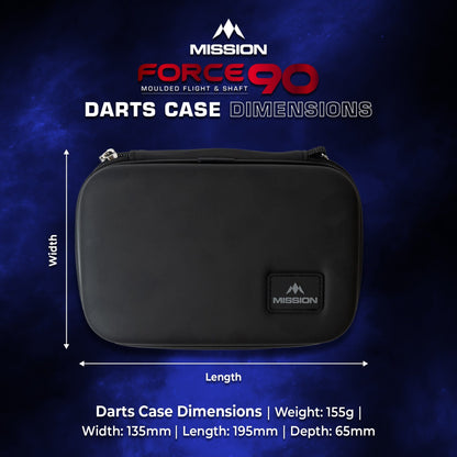 Mission Force 90 Dart Case Eva Moulded Wallet - Large