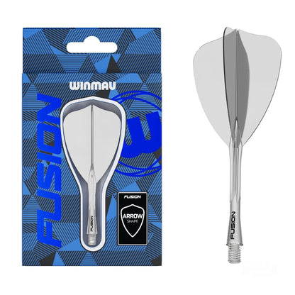 Winmau Fusion Arrow Integrated Flight & Shaft Black