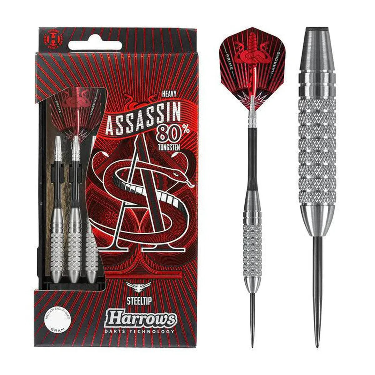 Harrows Assassin Ringed Heavy 80% Tungsten Darts