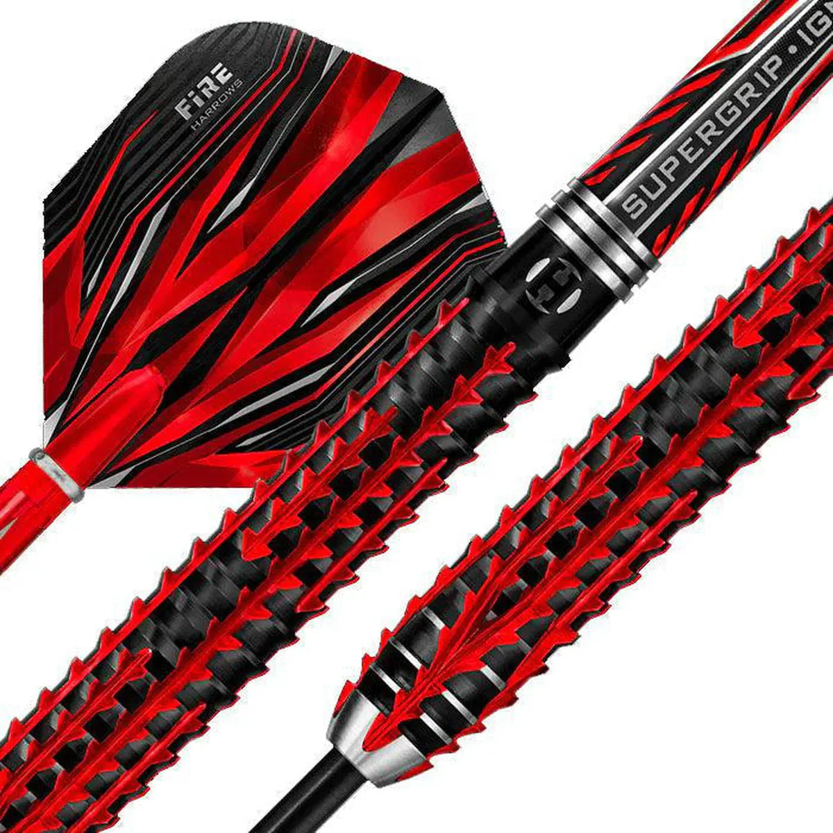 Harrows Fire Inferno 90% Tungsten Steel Tip Darts