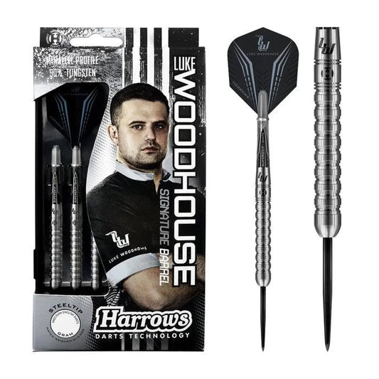 Luke Woodhouse 90% Tungsten Steel Tip Darts By Harrows