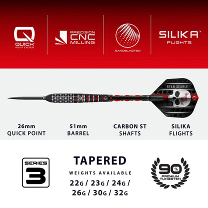 Harrows Ryan Searle Series 3 stats