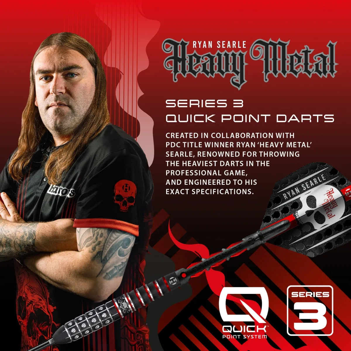 Harrows Ryan Searle Series 3 player