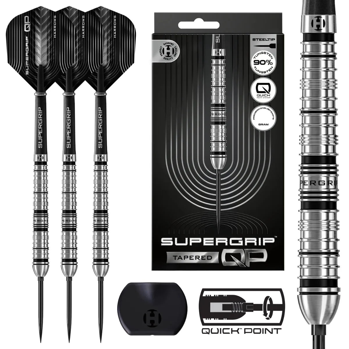 Harrows Supergrip Tapered 90% Tungsten QP