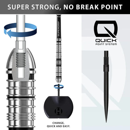 Harrows Supergrip Tapered quick point