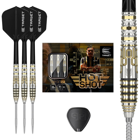 Hot Shot G1 90% Tungsten Sp Steel Tip Darts By Target Japan