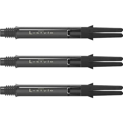 L Style - L-Shafts - Straight - Silent Spin - Carbon - Clear Black