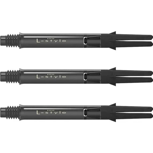 L Style - L-Shafts - Straight - Silent Spin - Carbon - Clear Black
