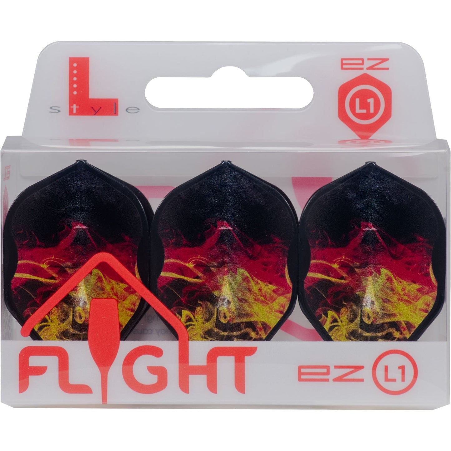 Style - Ez L-Flights - Integrated Champagne Ring - L1Ez - Ryb Series V1 - Type D - Clear Black