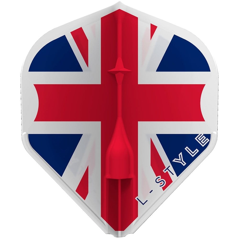 L-Style - Ez L-Flights - Integrated Champagne Ring - L1 - Union Jack - Clear White